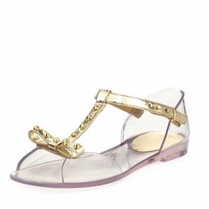 💗Authentic Stuart Weitzman Jelly sandals! 😊